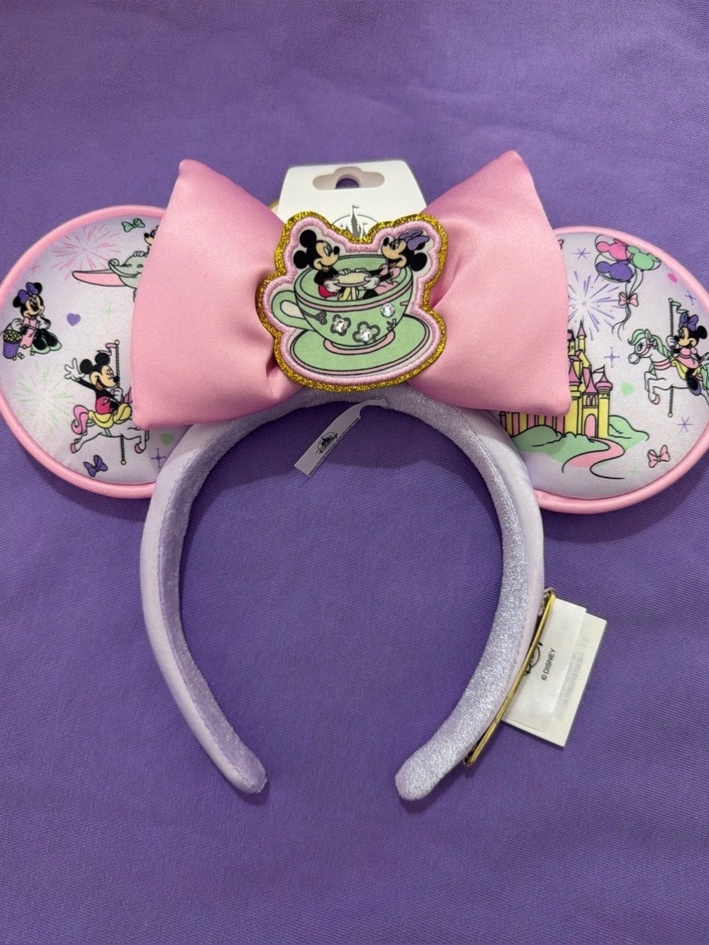 2026 Disney Stoney Clover Lane Fantasyland Collection Minnie Ear Headband nwt